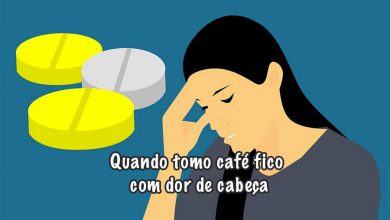 Quando tomo café fico com dor de cabeça